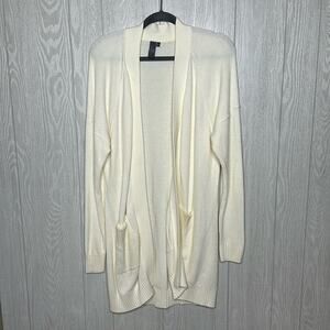 Sweaty Betty Cream Open Long Cardigan‎ size Medium